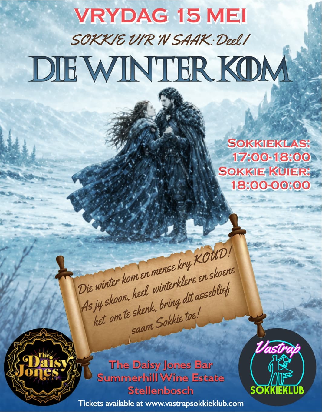 Winter is Coming: Sokkie vir 'n Saak Deel 1