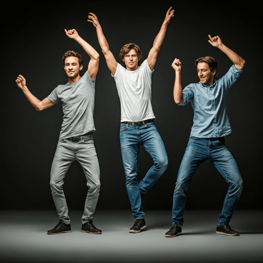 Couple silhouette dancing sokkie