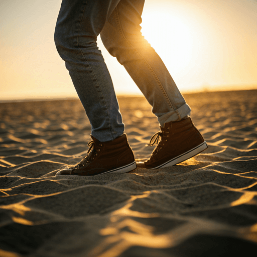 Barefoot dancing on the beach